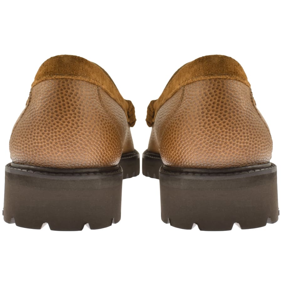 GH Bass Weejun Larson Leather Loafers Mid Brown